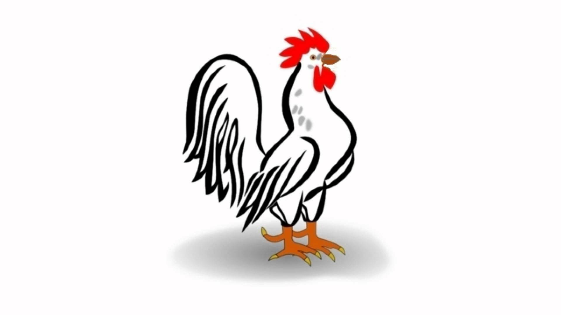 Rooster sound effect - YouTube