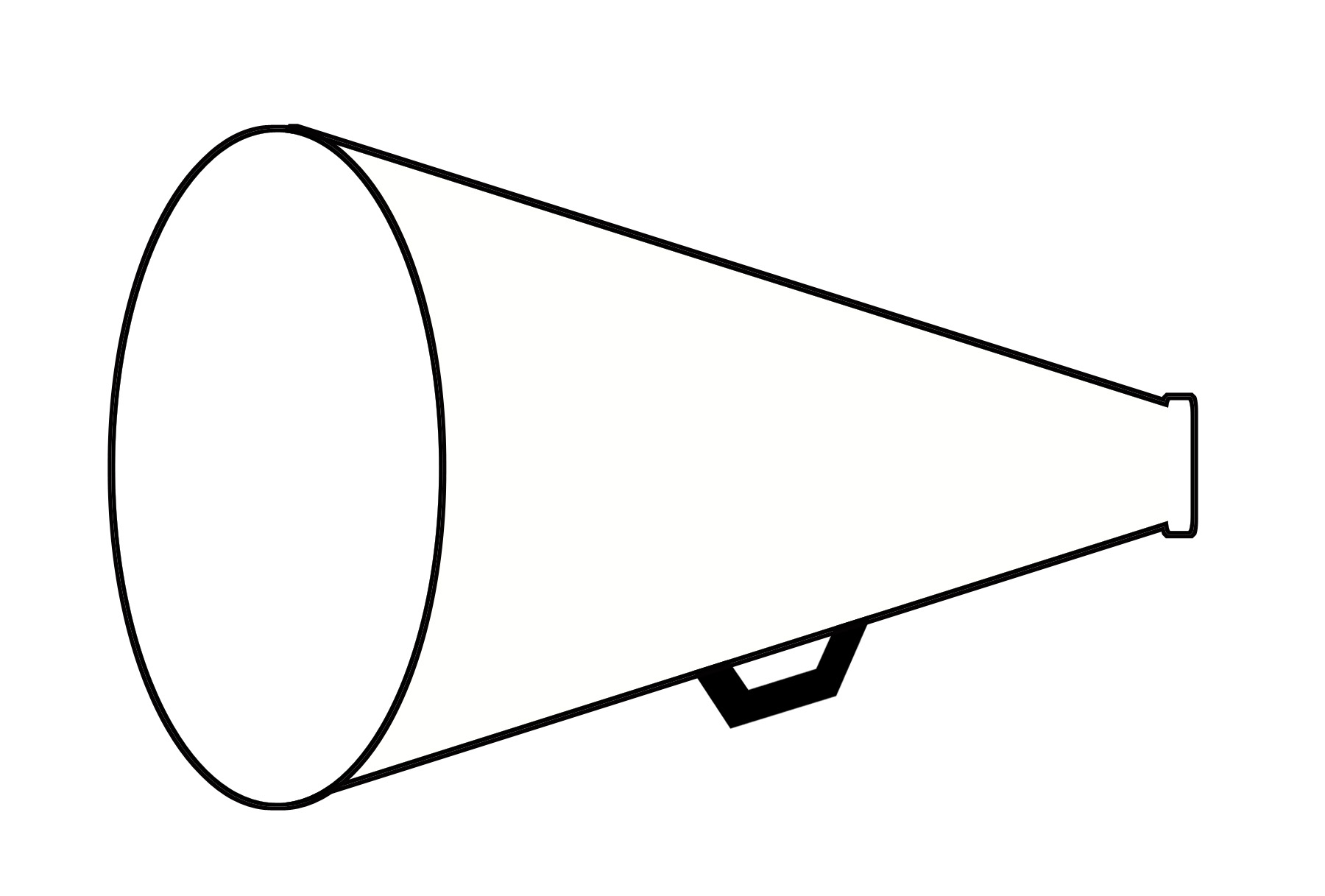 free megaphone clipart template