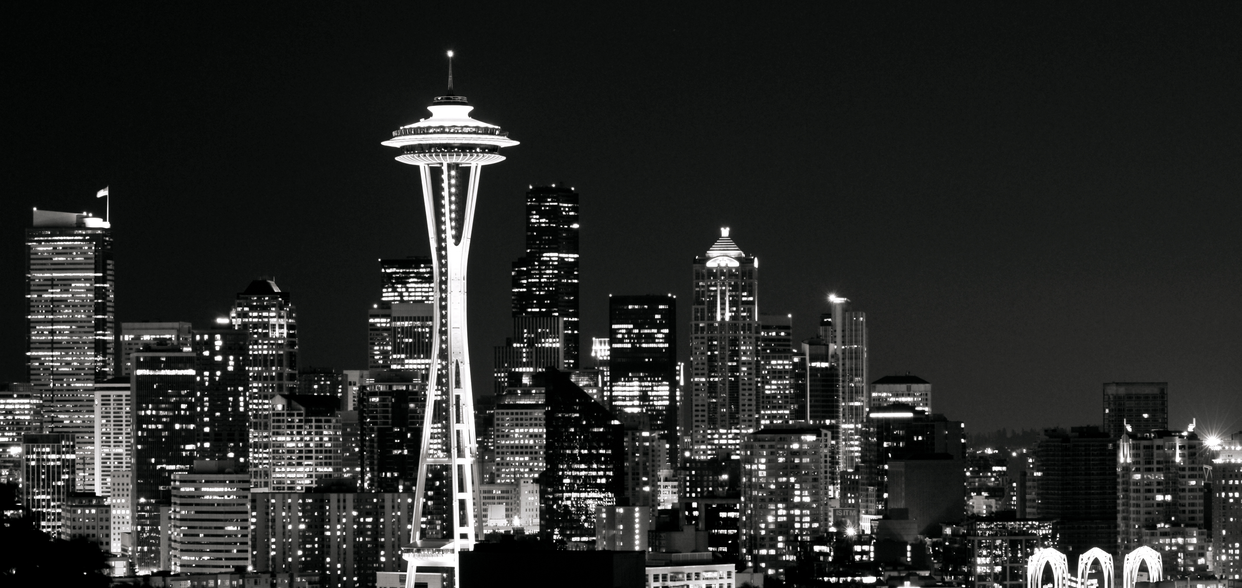 Seattle Skyline at Night - DN Photography