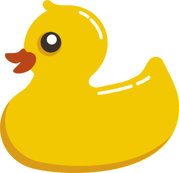 Rubber Duck clip art - vector clip art online, royalty free 