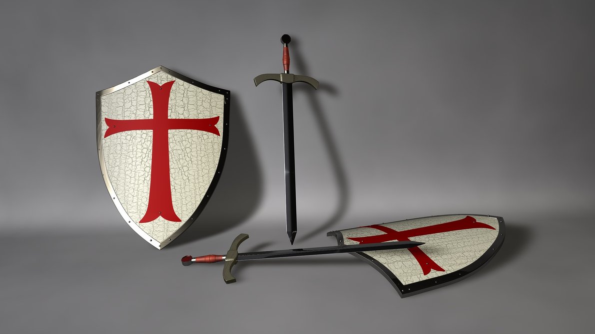 Knights Templar Cross Shield by pmattiasp on Clipart library