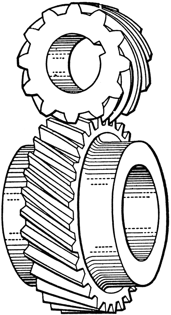 Righthand Spiral Gears | ClipArt ETC