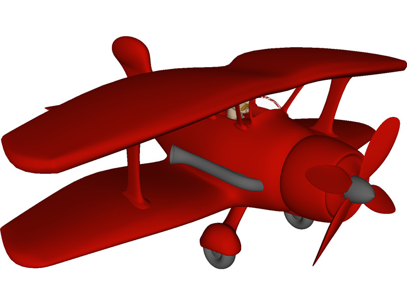 Toy Airplane 3D Model Download | 3D CAD Browser
