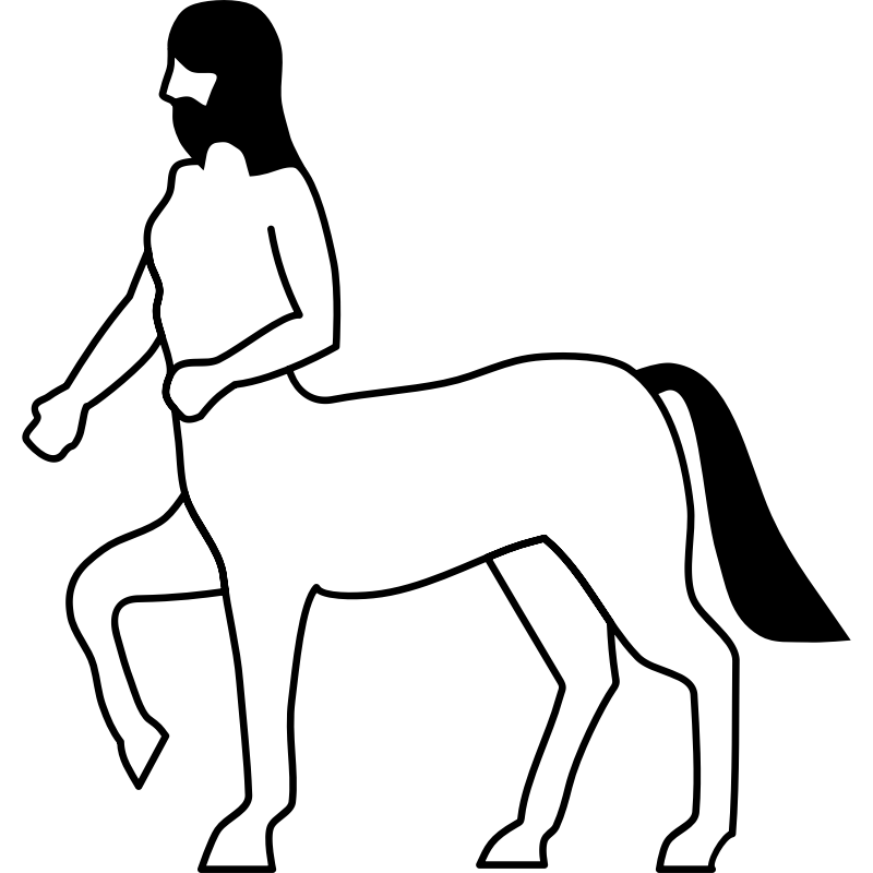 Clipart - Heraldic Centaur