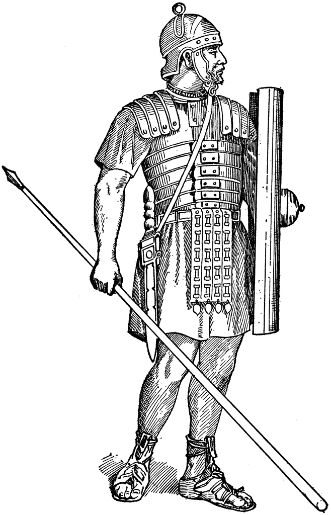 A Roman Legionary | ClipArt ETC