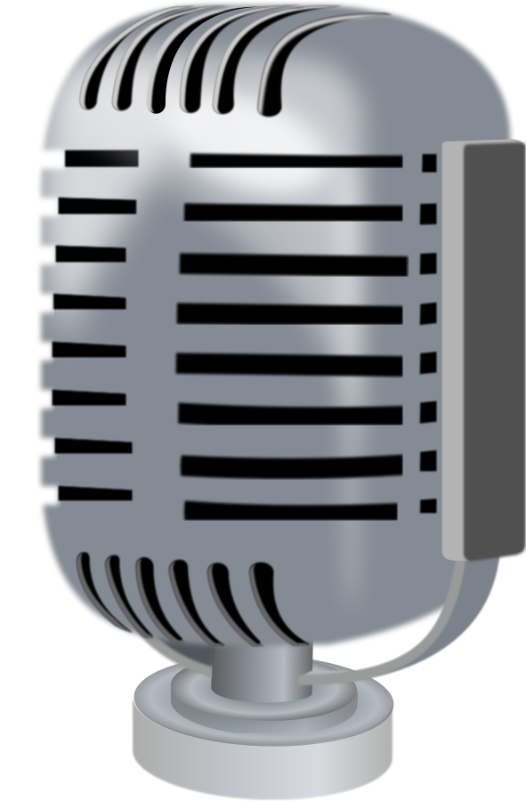 Old Style Microphone Clipart, vector clip art online, royalty free 