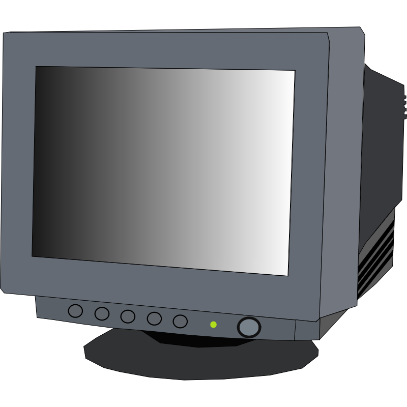 Clip Art Computer Monitor Crt Png Clip Art Library