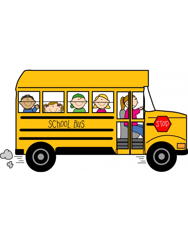 free clip art yellow school bus - photo #45