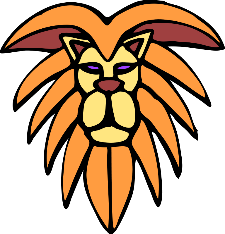 Lion Clip Art Vector