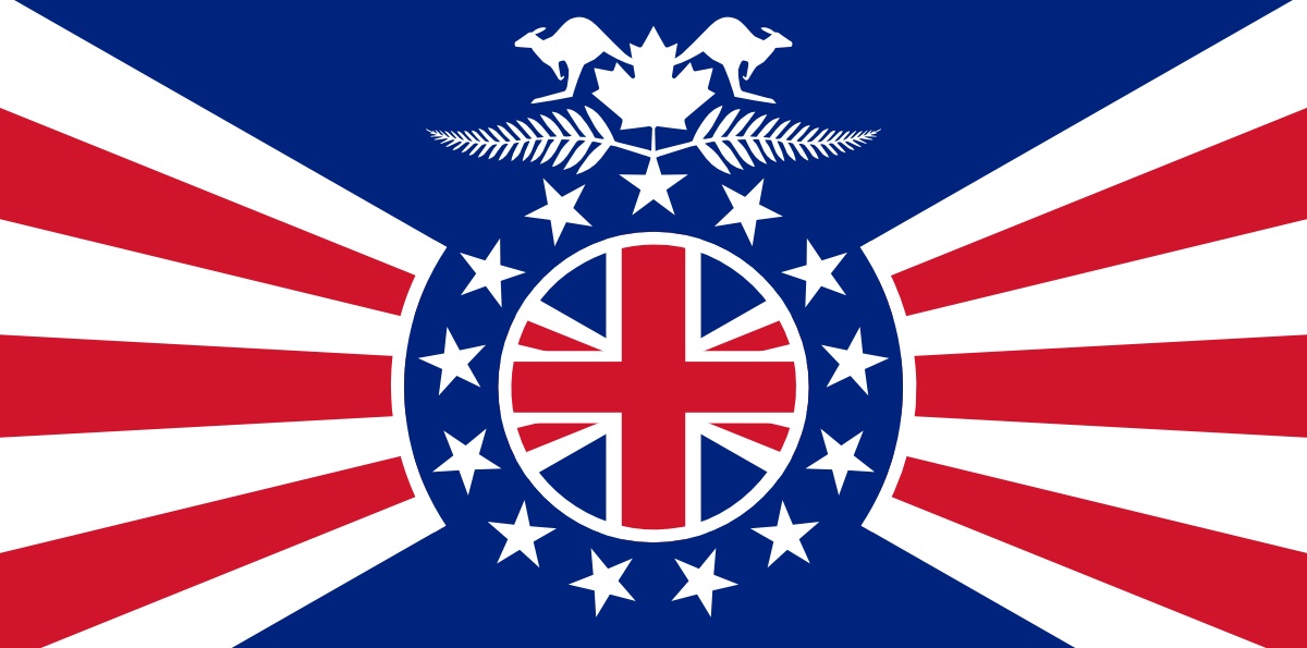 OC] Canada, US, UK, Australia and NZ combined flag (imperial remix 
