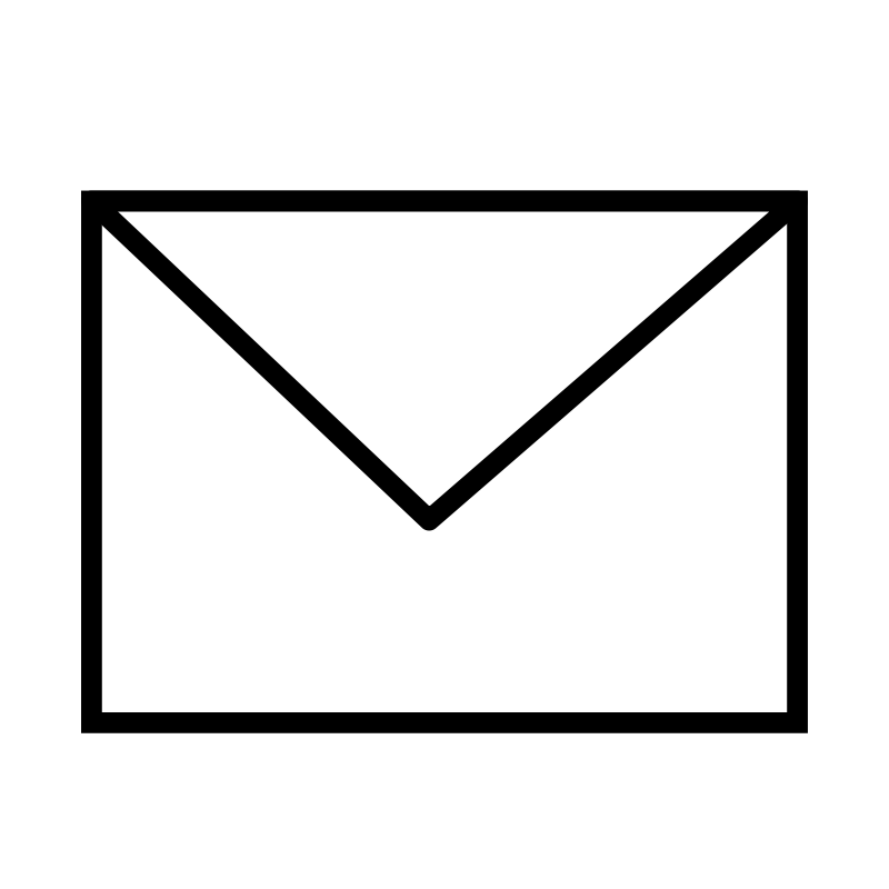 Clipart - Envelope Closed BW
