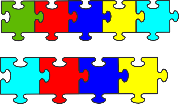 Autism Puzzle Piece Outline - Clipart library