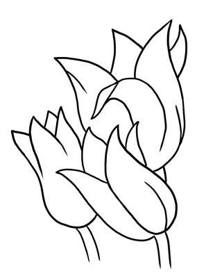 Clipart Flowers Outline | Clipart library - Free Clipart Images