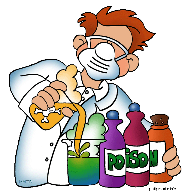 Free Occupations Clip Art by Phillip Martin, Toxicologist