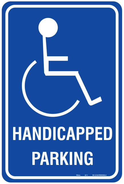 Printable Handicap Parking Sign Clip Art Library