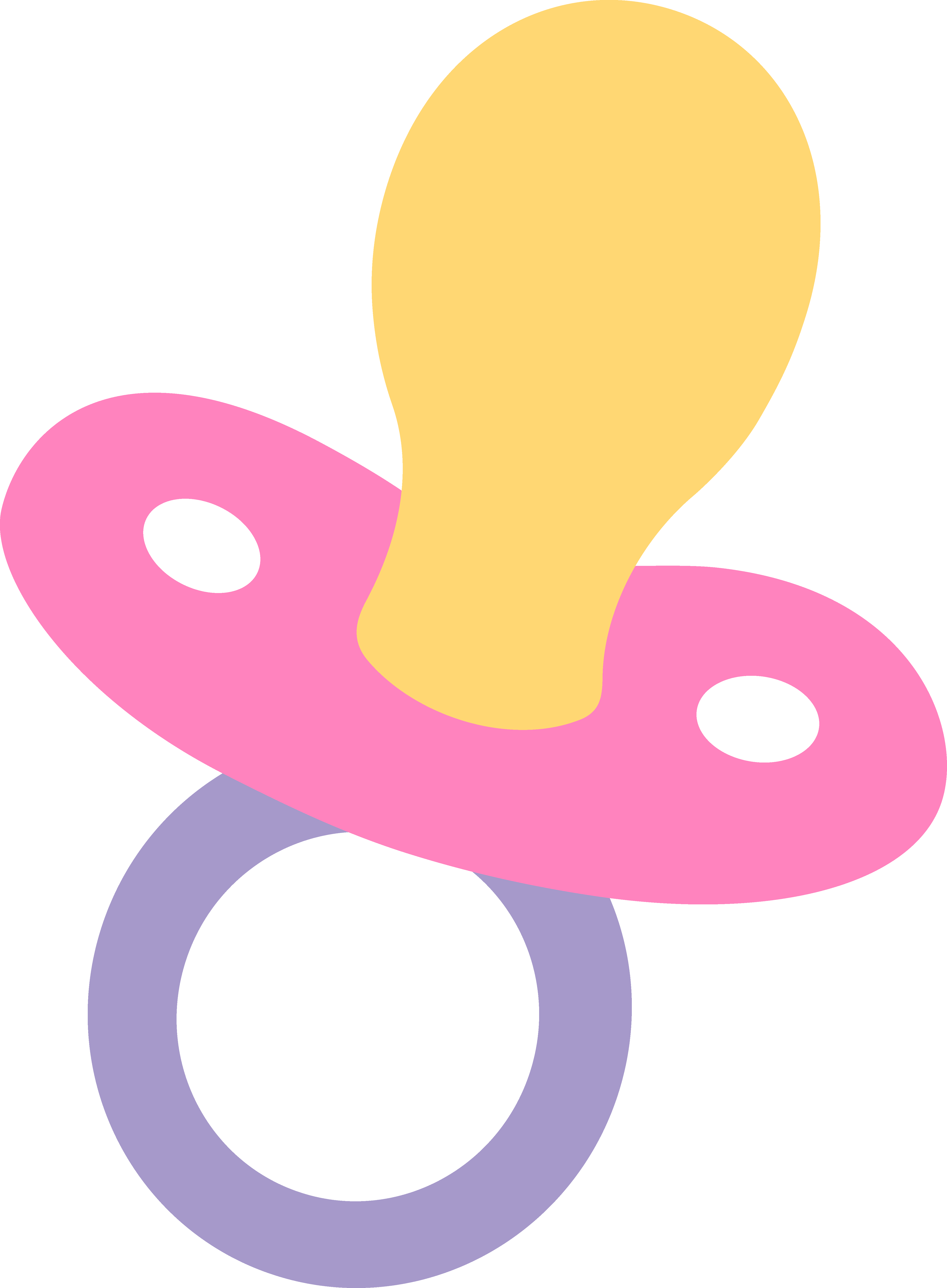 Pink Baby Pacifier Free Clip Art | HomeImprovementBasics 