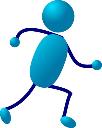 Stick People Running - Clipart library