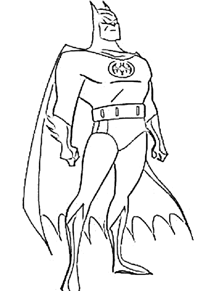 Free Coloring Pages For Boys Batman