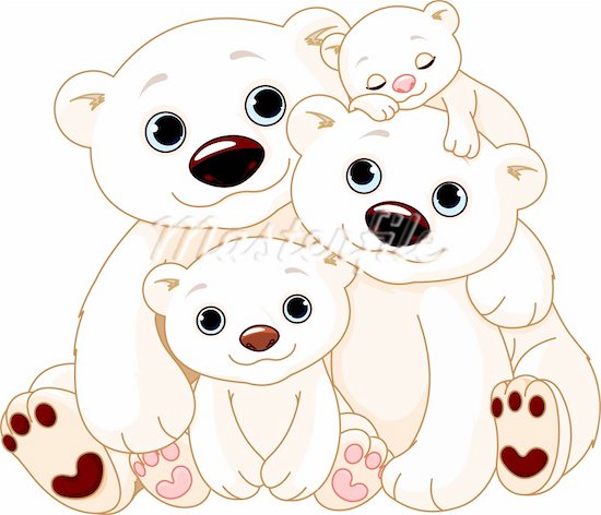 How To Draw A Cute Polar Bear Cub - Hallatorp