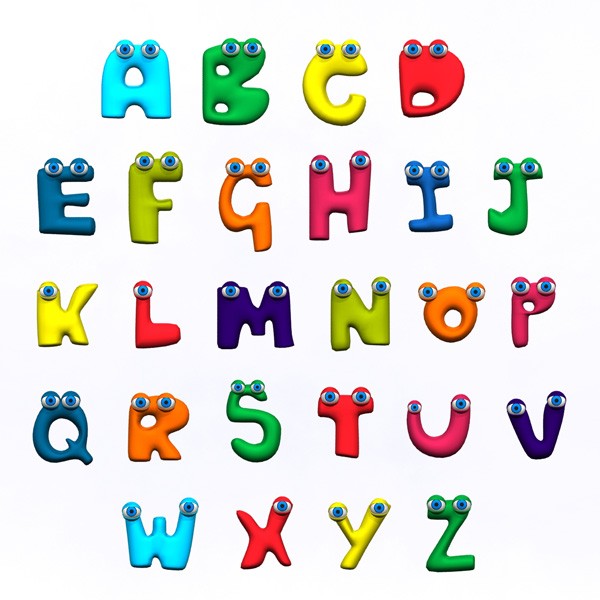 Free animated alphabet clipart