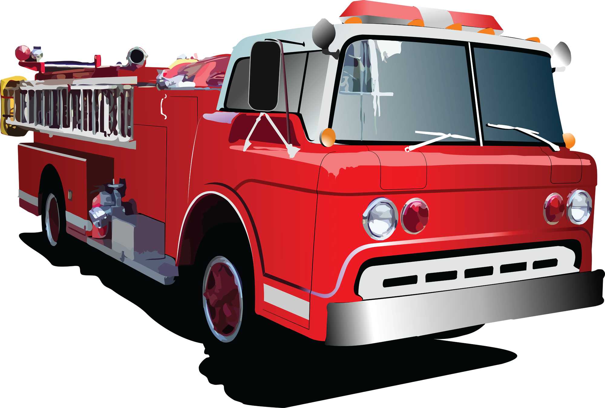 Cartoon Fire Truck Clip Art Car Pictures