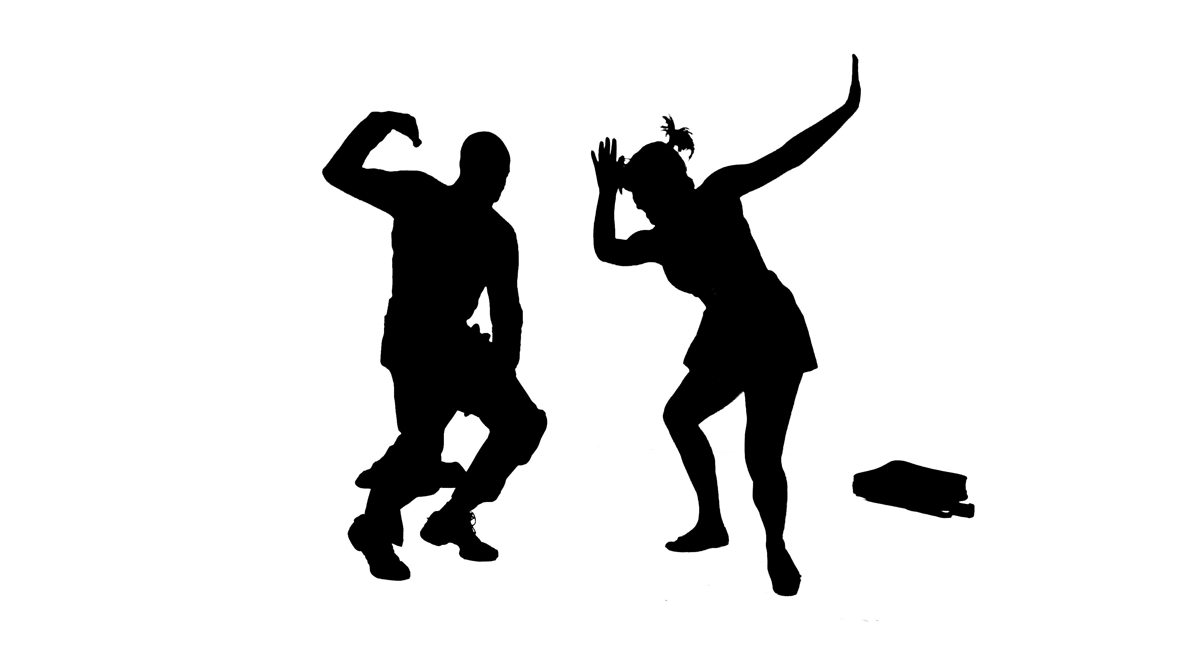 Dancing Couple Silhouette - Clipart library