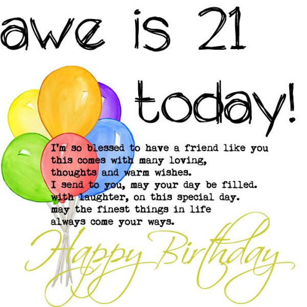 happy 21st birthday wishes funny | Picture Papers