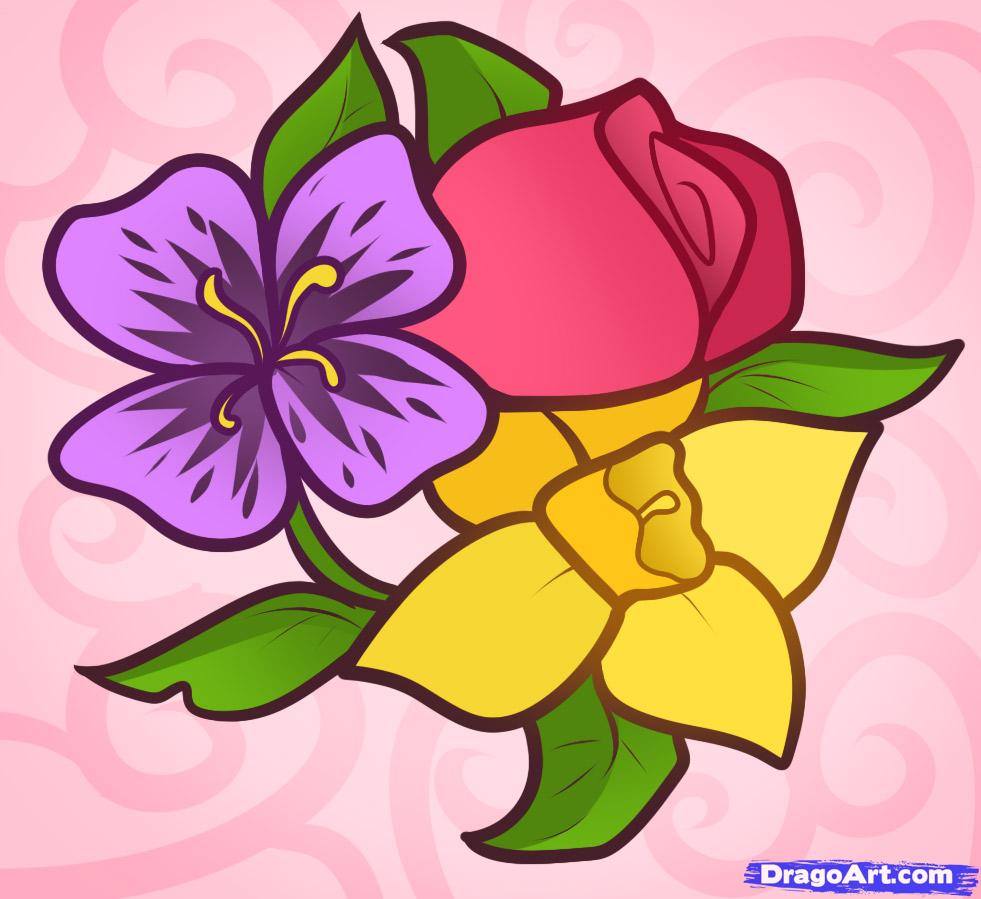 Free Drawing Of Flowers, Download Free Drawing Of Flowers png images