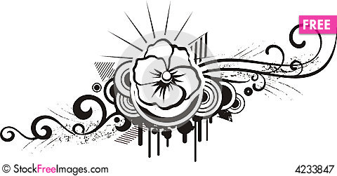 Black  White Floral Designs - Free Stock Photos  Images 