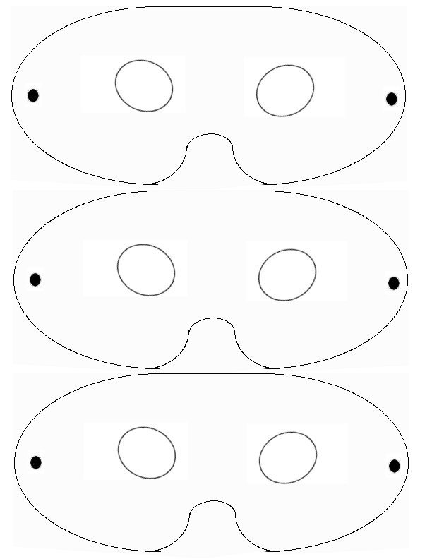 Eye Mask Template Pdf PDF Template