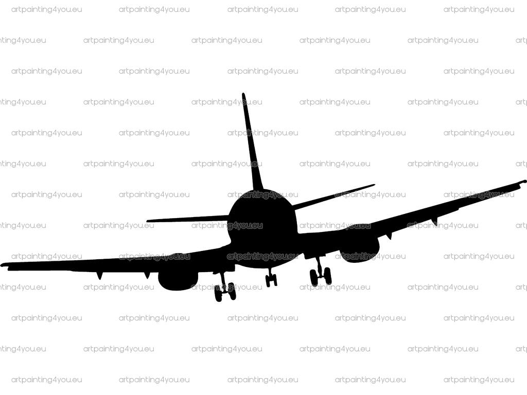 Wall Stickers Travel  City - Airplane Silhouette (1394en)