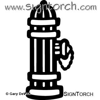 Fire Hydrant 006 = : SignTorch, Turning images into vector cut paths.