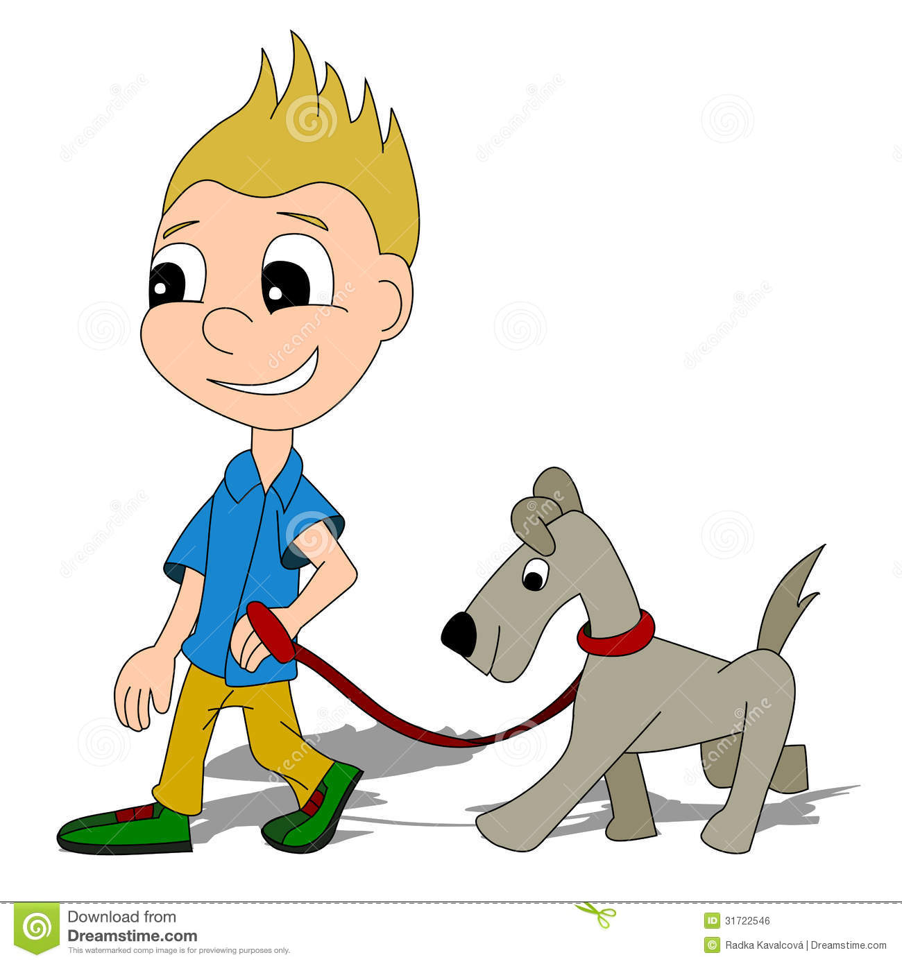 free clipart dog walking - photo #48