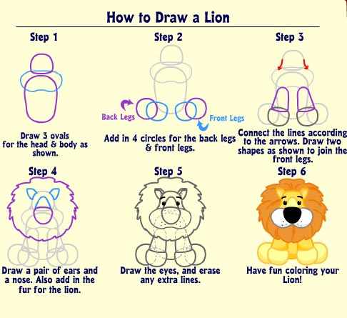 How To Draw a Webkinz Lion - Webkinz Secret