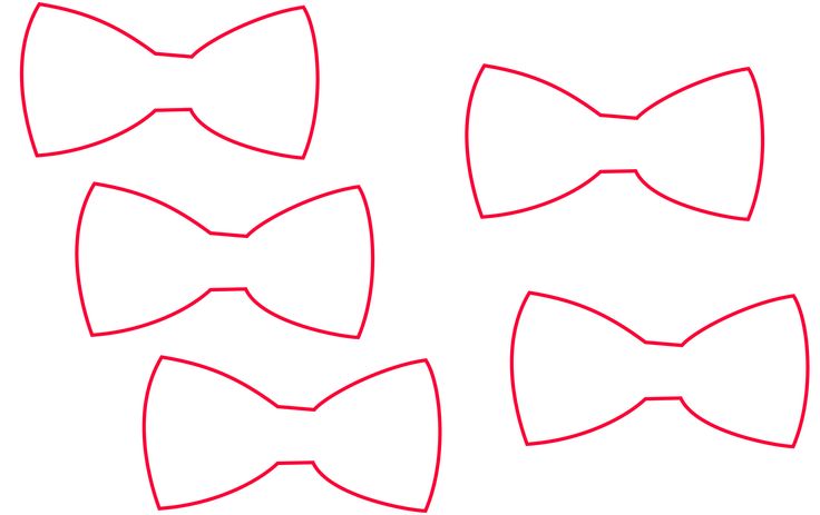 Free Wood Printable Bow Tie Template