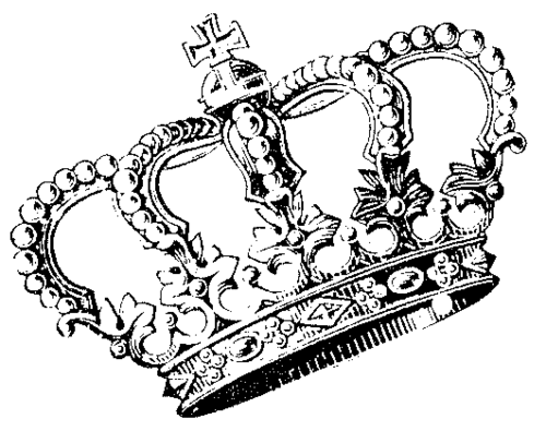 Search crown drawing illustration black and white cute images 