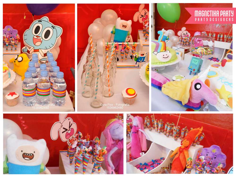 amazing world of gumball / adventure time Birthday Party Ideas 