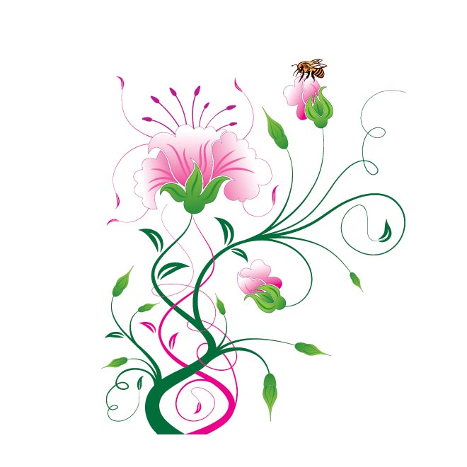 vector clipart flowers free - photo #38