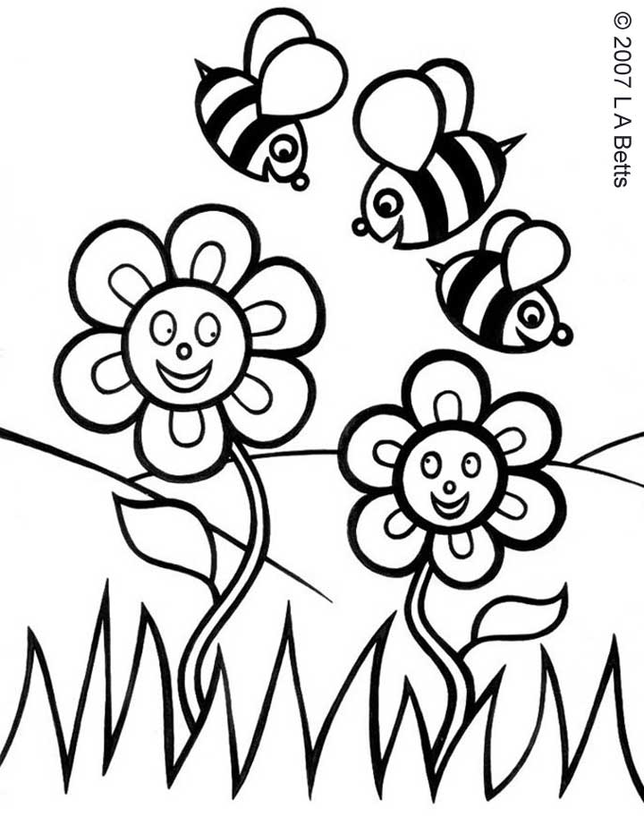 Free Drawing Of Spring Flowers, Download Free Drawing Of Spring Flowers