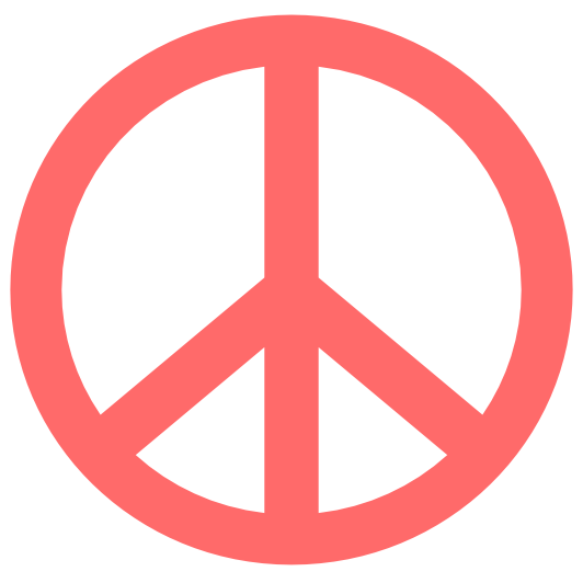Indian Red 1 Peace Symbol 2 SVG Scalable Vector Graphics dweeb 