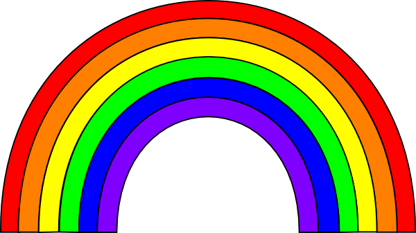 Free to Use  Public Domain Rainbow Clip Art