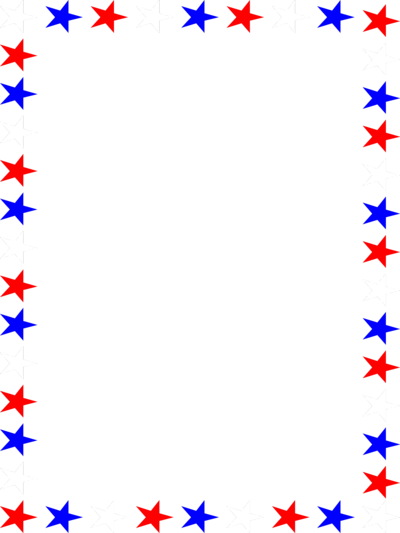 free star border clip art