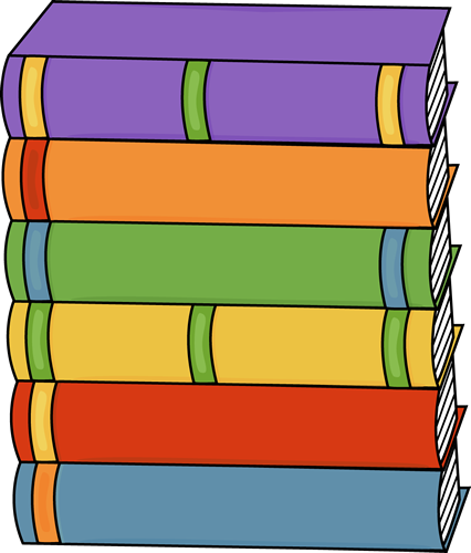 Tall Stack of Books Clip Art - Tall Stack of Books Image