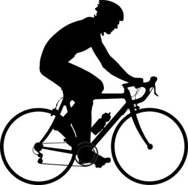 free clip art of bicycle rider - photo #7