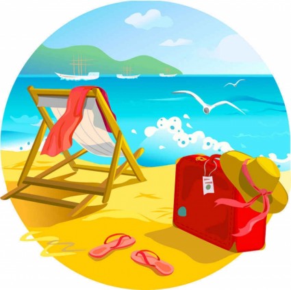Tropical beach vector Free vector for free download (about 45 files).