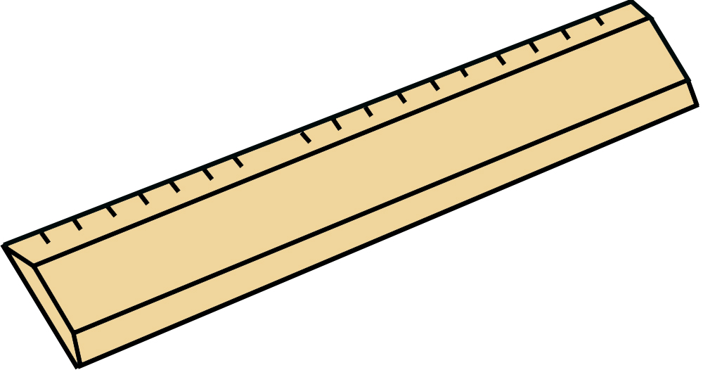 Ruler Clipart Black And White