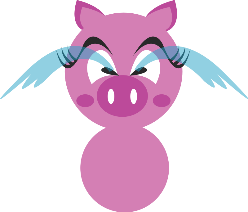 Pig avatar Free Vector 