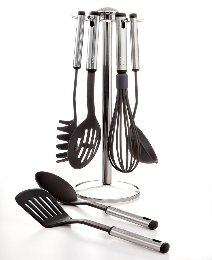 Tools of the Trade Basics 7 Piece Kitchen Utensil Set with Stand