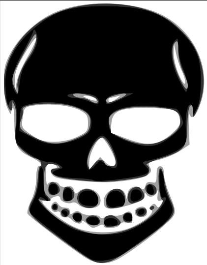 Skull Grin Evil Clip Art Download