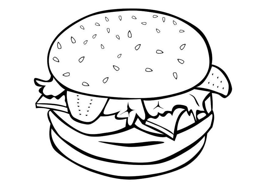 Healthy Food Coloring Pages